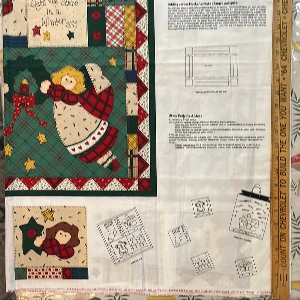 Make a starlight angels wall hanging
